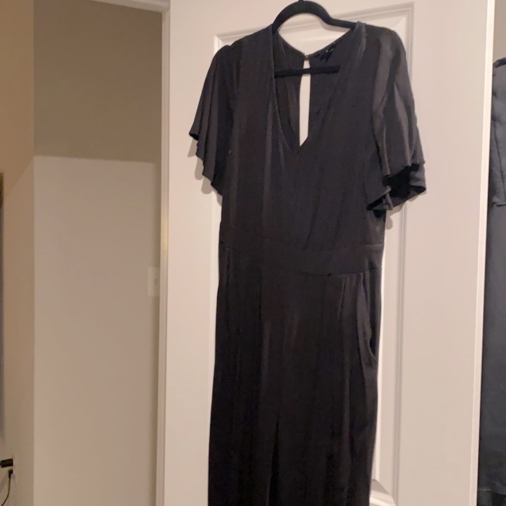 Torrid black wide leg jumpsuit, 0x